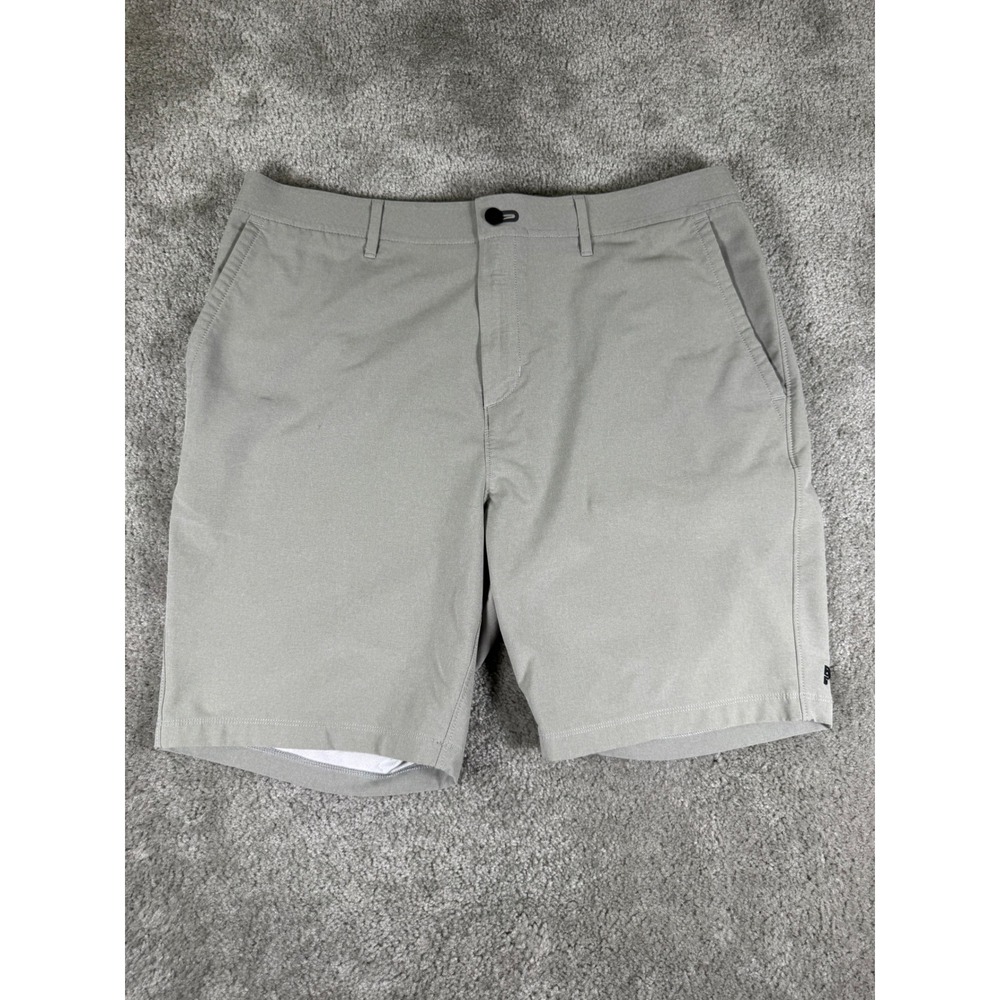 Public Rec Day to Night Shorts Mens Gray Performance Stretch Golf Casual 38